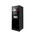 MECOLOR Fresh ground coffee machine, full bean coffee machine, touch screen automatic coffee machine office use (7C-300-90-00 with card reader)