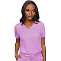 Med Couture Touch Women's Scrub Tops V-Neck Tuck-in Top with 1 Pocket