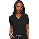 Med Couture Touch Women's Scrub Tops V-Neck Tuck-in Top with 1 Pocket