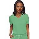Med Couture Touch Women's Scrub Tops V-Neck Tuck-in Top with 1 Pocket