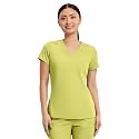 Med Couture Touch Women's Scrub Tops V-Neck Tuck-in Top with 1 Pocket