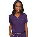 Med Couture Touch Women's Scrub Tops V-Neck Tuck-in Top with 1 Pocket