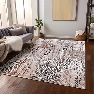 Medallion Vintage Look Carpet for Living Room