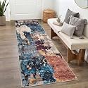 Medallion Vintage Look Carpet for Living Room
