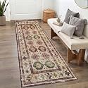 Medallion Vintage Look Carpet for Living Room