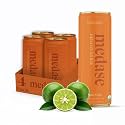 MEDASE Margarita "Hello Sunshine" Non-Alcoholic Mocktail (12oz 4 Pack) Authentic Taste, Healthy and Organic Drink, Alcohol Free Beverage, Low Calorie, Gluten Free, Vegan, GMO Free