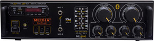 medha dj plus dl-4500 professional mosfet amplifier with big dj led spectrum  dual mic input 500 w av power amplifier