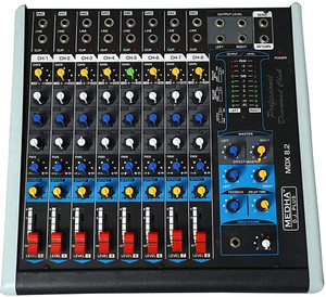 medha dj plus professional 8 channel sound mixer with all functions inbuilt analog sound mixer