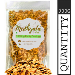 medhyata special low fat black chana jhor garam oil  gluten free chana chor 900 g