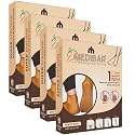 Anti Crack Gel Heel And Foot Protector Full Length Waterproof Rubber Socks Moisturizing Silicon Heel Peny Socks Pain Relief For Men &amp; Women - (Size-Large)(9-10-11) Brown Pack of 4