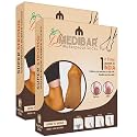 Anti Crack Gel Heel And Foot Protector Full Length Waterproof Rubber Socks Moisturizing Silicon Heel Peny Socks Pain Relief For Men &amp; Women - (Size-Medium)(7-8-9) Brown Pack of 2