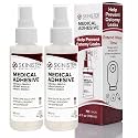 Medical Adhesive Spray | Silicone Skin Glue for Ostomy Bags, Breast Forms, Condom Catheters, Prosthetics, SFX | 4oz + 4oz Bundle