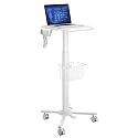 Medical Cart with Wheels, 31.5"-47.2" Height Adjustable Laptop Cart