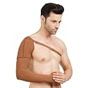 Medical Compression Arm Sleeve with shoulder strap amd Palm | HIGH COMPRESSION | COTTON | Post Liposuction and BURN Support | Lymphedema