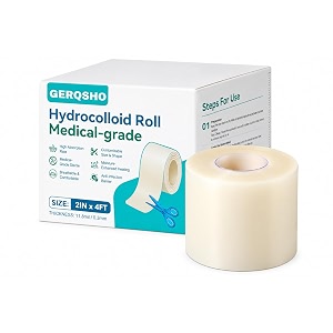 medical grade hydrocolloid bandage roll 5cm x 4ft skin tone-small