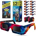 Medical king Solar Eclipse Glasses 12 pk – ISO 12312-2 and CE Certified Glasses For Safe View Solar Eclipse 2026 – The Eclipse August 12, 2026