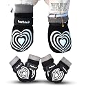 Medical Therapeutic Double Sided Non-Slip Cotton Dog Socks | PawFlex Comfy Pawz Silicone Grip on Inner Cuff No Twisting or Sliding Off | Senior &amp; Disabled Dog Traction Control |Pet Paw Protection