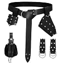Medieval Renaissance Sword Belt Set - Pirate Costume Accessories