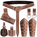 Medieval Renaissance Sword Belt Set - Pirate Costume Accessories