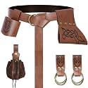Medieval Renaissance Sword Belt Set - Pirate Costume Accessories
