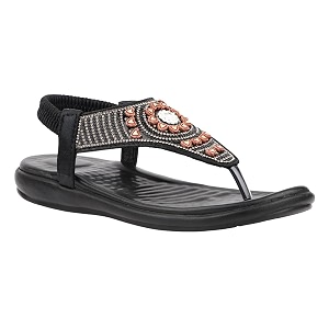 Medifeet Elegance Beadwork Slingback Sandals for Women