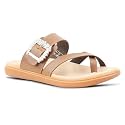 Medifeet embellished cross strap women sandals (BEIGE, UK Footwear Size System, Adult, Women, Numeric, Medium, 9)