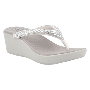Medifeet Slip-On Wedges Sandals II Rhinestones and