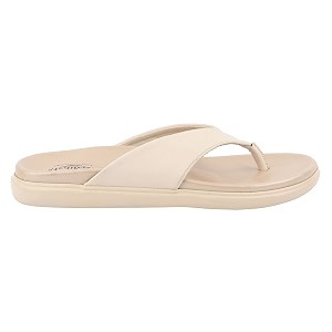 Medifeet Womens Leather Thong Slippers