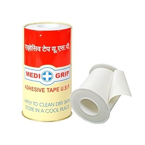 medigrip adhesive tape usp 250 cm x 1 m metal sleeve amp pl spool pack of 40