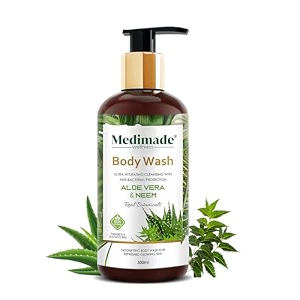 medimade almond amp honey body wash for men amp women  for soft smooth amp glowing skin