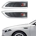 Medirich Lifesciences ® Car Bonnet Vent Cover, Decorative Air Flow Intake Hood Scoop Bonnet Vent Cover (Black) Stylish Car Accessory, Compatible With All Car's &amp; SUV's (Air Vent V-618)
