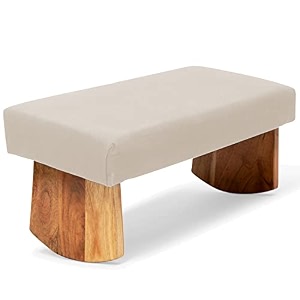 meditation bench- acacia wood natural