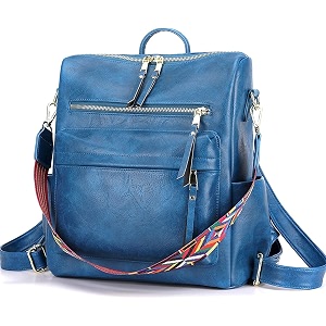 proarch medium 26l backpack purse for women convertible travel vintage pu leather shoulder backpack