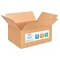 Medium Moving &amp; Shipping Boxes 14 x 10 x 6 inches (5-Pack) - Extra Strength 200 lb vs Regular - Corrugated Strong Cardboard Boxes - Packing Box, Made in USA - Shipping Box by IDL Packaging