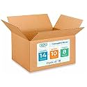 Medium Moving &amp; Shipping Boxes 14x10x8 inches (10-Pack) - Extra Strength 200 lb vs Regular - Corrugated Packaging Boxes for USPS/UPS/FEDEX - Box for Shipping - Heavy Duty Box by IDL Packaging