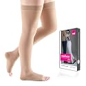 Mediven Plus Men &amp; Women Thigh High Open Toe 30–40 mmHg Stockings
