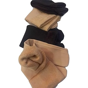 winter thermal toe dark colour wool heavy duty warm ankle length socks womengirls