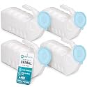 MedVance Urinals for Men 1000ml, Spill Proof Glow in the Dark Lid, 4 Pack