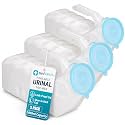 MedVance Urinals for Men 1000ml, Spill Proof Glow in the Dark Lid, 3 Pack