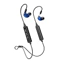 MEE audio M6 PRO Musicians' in-Ear Monitors Wired + Wireless Combo Pack: Includes IEMs, 2 Audio Cables and BT3 Hi-Res Bluetooth Audio Adapter w/aptX, LDAC, Auracast Support, & Built-in Headset (Blue)