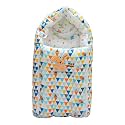 Mee Mee 3 in 1 Baby Bed, Sleeping Bag &amp; Carry Nest, Rabbit Embroidery, Shearing Finish &amp; Cotton Soft from Inside, Machine Washable &amp; Portable Bassinet, 0M+, Blue