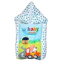 Mee Mee 3 in 1 Baby Bed, Sleeping Bag &amp; Carry Nest, Bear Print, Shearing Finish &amp; Cotton Soft from Inside, Machine Washable &amp; Portable Bassinet, 0M+, Blue