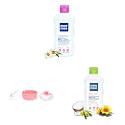 Mee Mee Baby Lotion (With Fruit Extracts- 500 ml) &amp; Mee Mee 1030 C Powder Puff, Pink, 60g &amp; Mee Mee Baby Oil with Fruit Extracts/Moisturising Baby Lotion with Fruit Extracts (Baby Oil - 200ml)