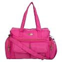 Mee Mee Nursing Diapers Bag |Adjustable Strap,Water&amp;Stain Resistant BackPack |Spacious Bag With Multi Pockets for Keeping Milk Bottle With Diaper Changing Mat |All Baby Essentials In1 Bag (Pink)