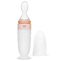 Mee Mee First Feed Food Feeder with 90ml Capacity for 4M+ Baby, Premium Soft Silicone Food Grade BPA Free for Cereals, Infant, Kids