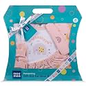 Mee Mee New Born Baby Gift Set | Soft Cotton Clothing Essentials for Infants/Baby Girls, Boys | Baby Shower Clothing Hamper (4 Pieces, Pink)| Ideal Gift for New Born Baby