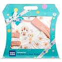 Mee Mee New Born Baby Gift Set | Soft Cotton Clothing Essentials for Infants/Baby Girls, Boys | Baby Shower Clothing Hamper (4 Pieces, Orange)| Ideal Gift for New Born Baby