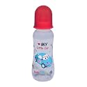 Mee Mee Baby Food Feeder Mini Meal Silicone Spoon Bottle for 6+ Month Baby Food Grade BPA Free for Cereals, Infant, Kids (Red)