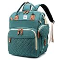 Mee Mee Tiny Treks Baby Diaper Bag Backpack with Foldable Bassinet Changing Station | Waterproof Maternity Travel Bag for Moms | USB Port, Insulated Bottle &amp; Pacifier Holder.