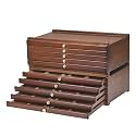 MEEDEN 10-Drawer Art Supply Storage Box: Beech Wood Art Organizer Box